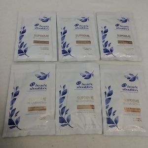 6 Head & Shoulders Hair Supreme Rejuvenating Scalp pre-wash masks 1.6 Oz packs